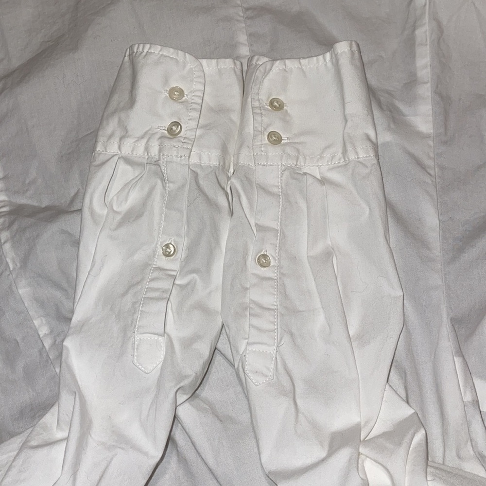 White J. Crew Slim Button Up Organic Cotton Size 4 - Picture 4 of 6
